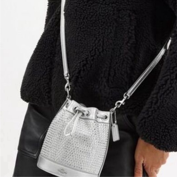 Coach Mini Crystal Drawstring Bucket Bag - **SEE pics** - Picture 11 of 11